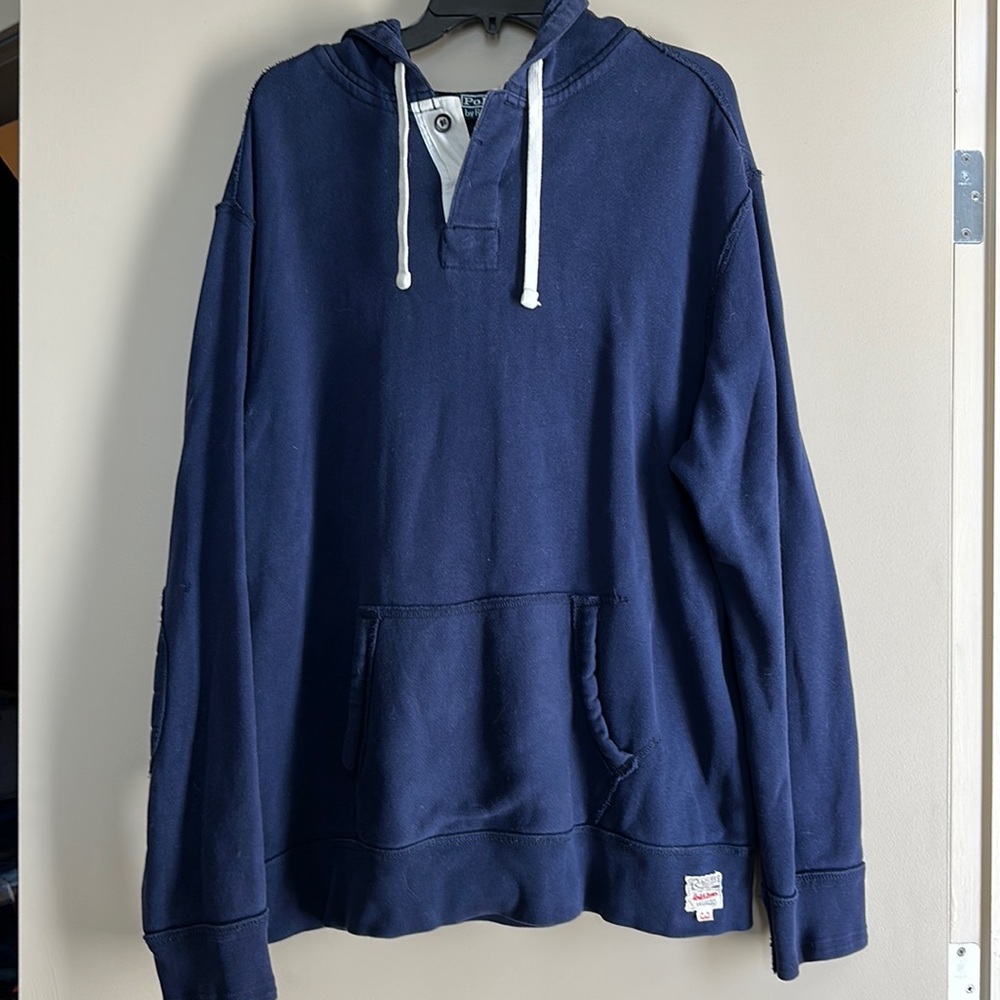 Men’s Polo By Ralph Lauren navy blue hoodie, XL
